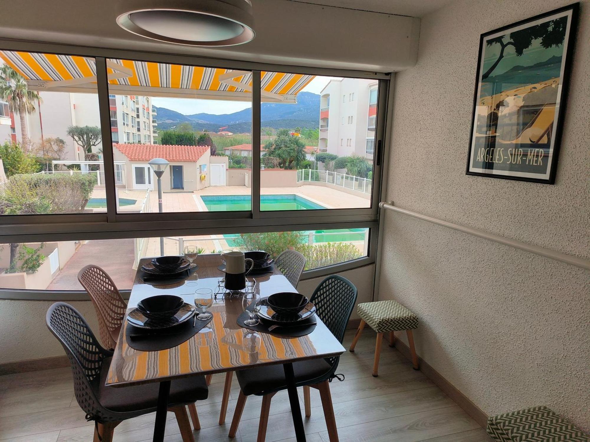 La Brise Marine ~ 300M Mer~Piscine~Clim~Wifi~Calme Argeles-sur-Mer Exterior photo